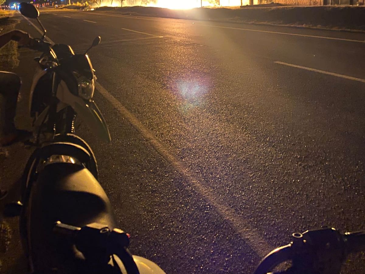 Incendio por fuga de gas al sur de Santa Marta