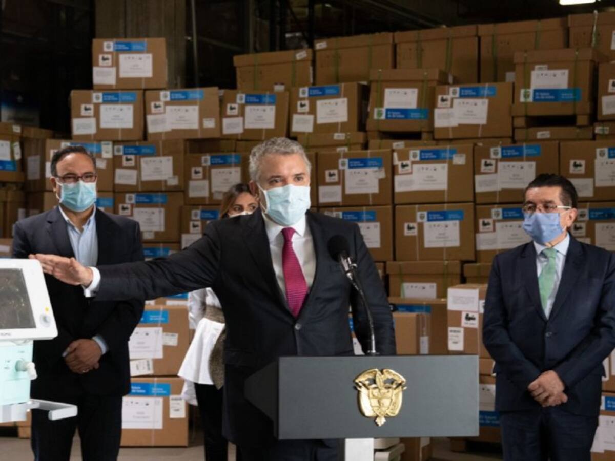 Bogotá recibirá 300 ventiladores esta semana: Duque