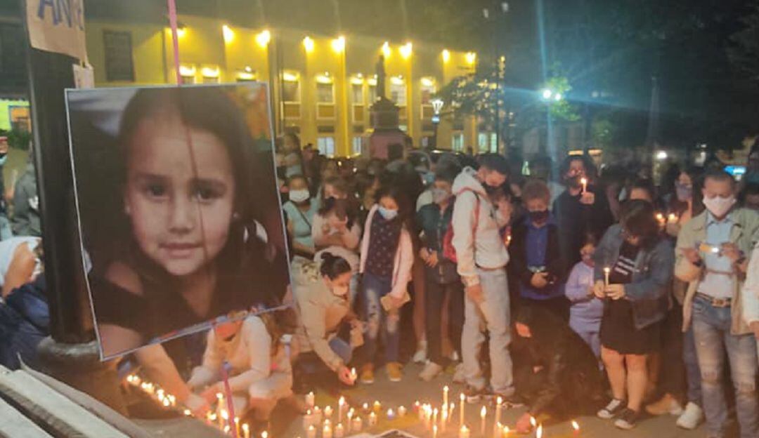 Homenaje a María Ángel en Aguadas.