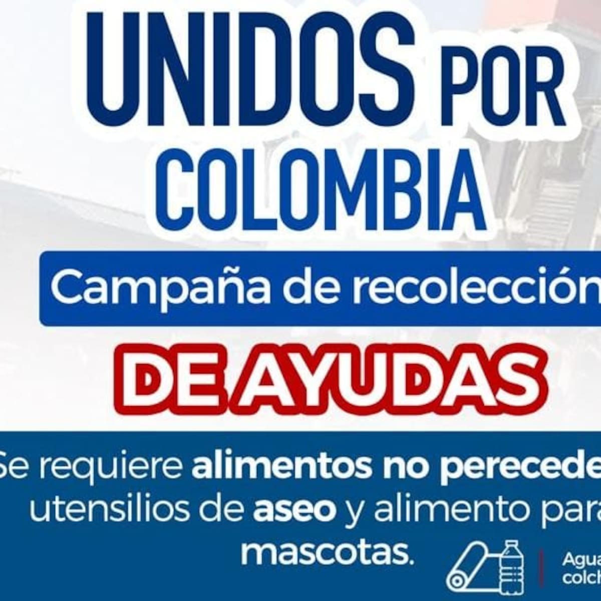 La Policía de Popayán inició recolección de ayudas para damnificados del sismo en el país