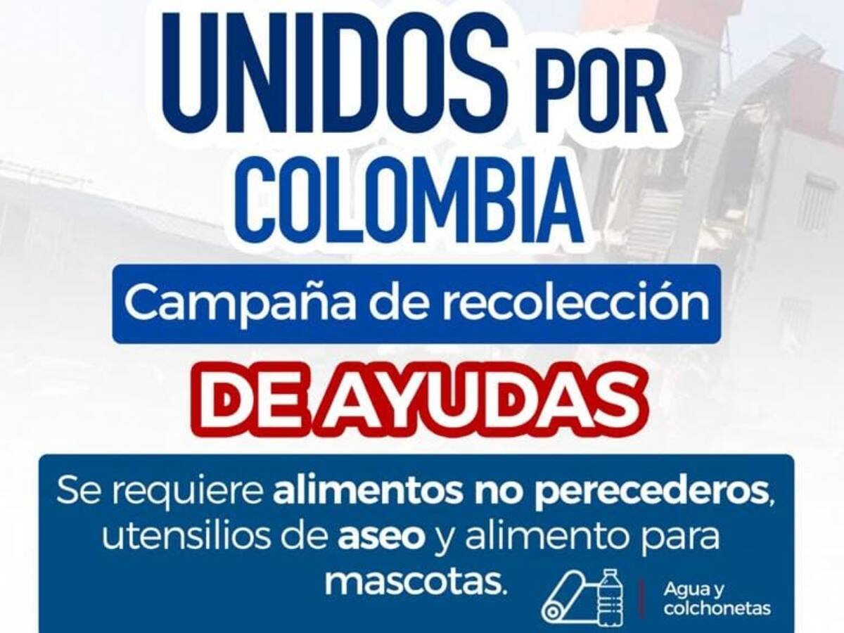 La Policía de Popayán inició recolección de ayudas para damnificados del sismo en el país