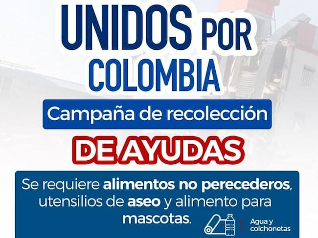 Campaña de ayudas humanitarias para damnificados del terremoto en el país. Crédito: Policía Nacional.