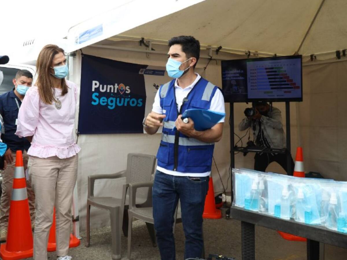 Instalaron punto seguro para conductores en la Vía al Mar