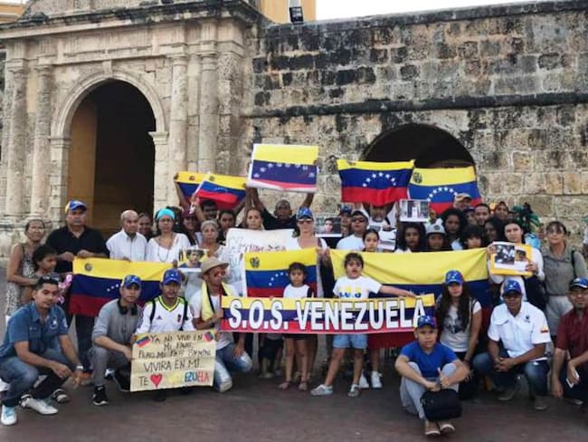 Venezolanos en Cartagena harán plantón para rechazar gobierno de Maduro
