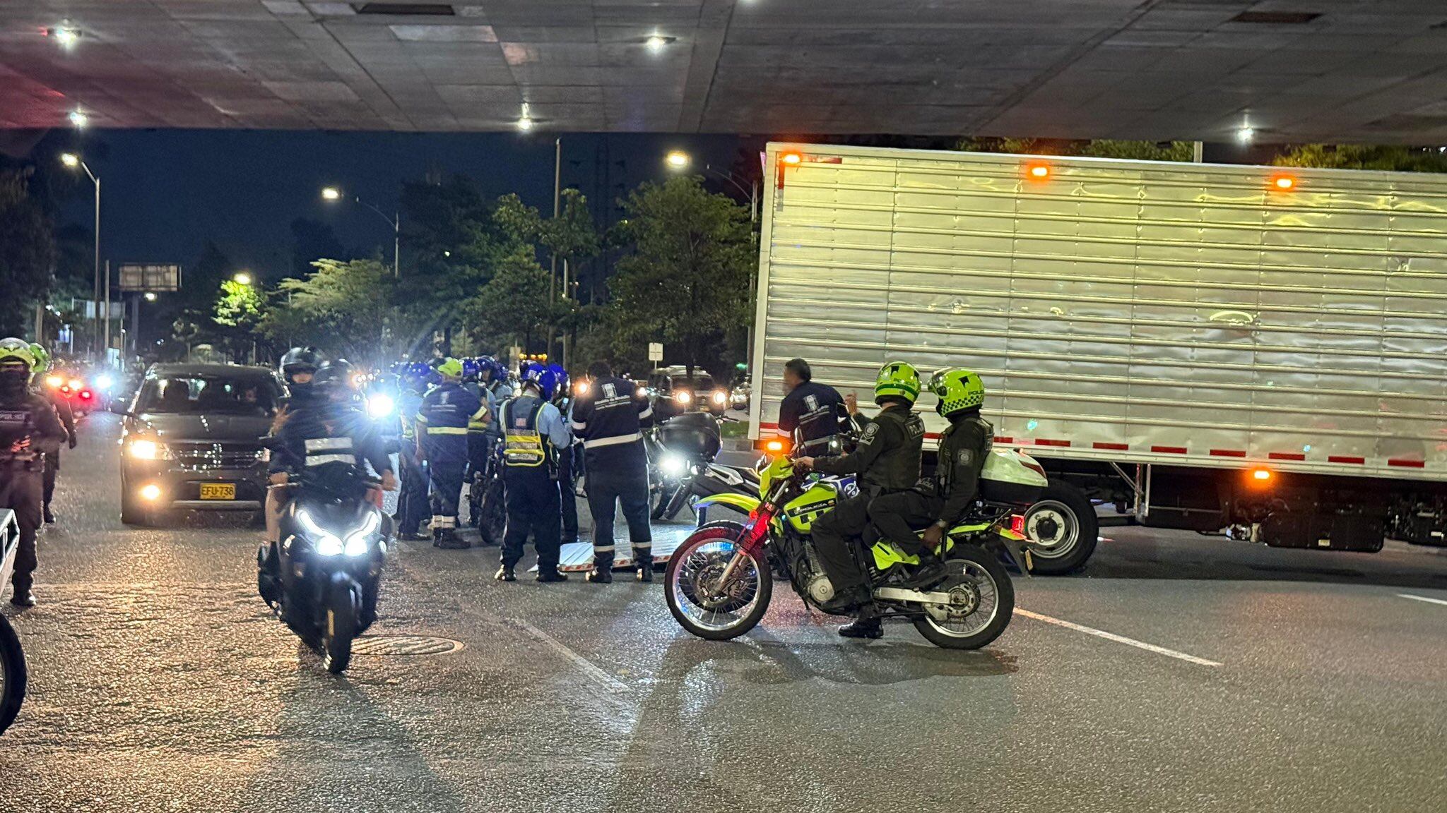 Operativos de movildiad en Medellín - foto secretaría de Seguridad