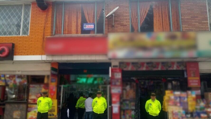 La Fiscalía aplicó extinción de dominio a 32 locales avaluados en 8.000 millones de pesos.. Foto: Fiscalía