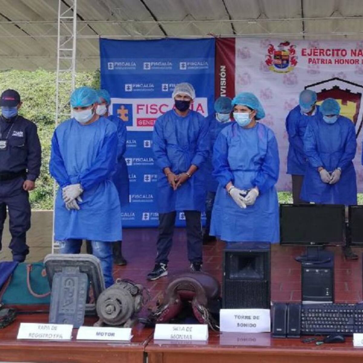 Cárcel para 8 integrantes banda "JJ" sindicados de hurtos a fincas, Quindío