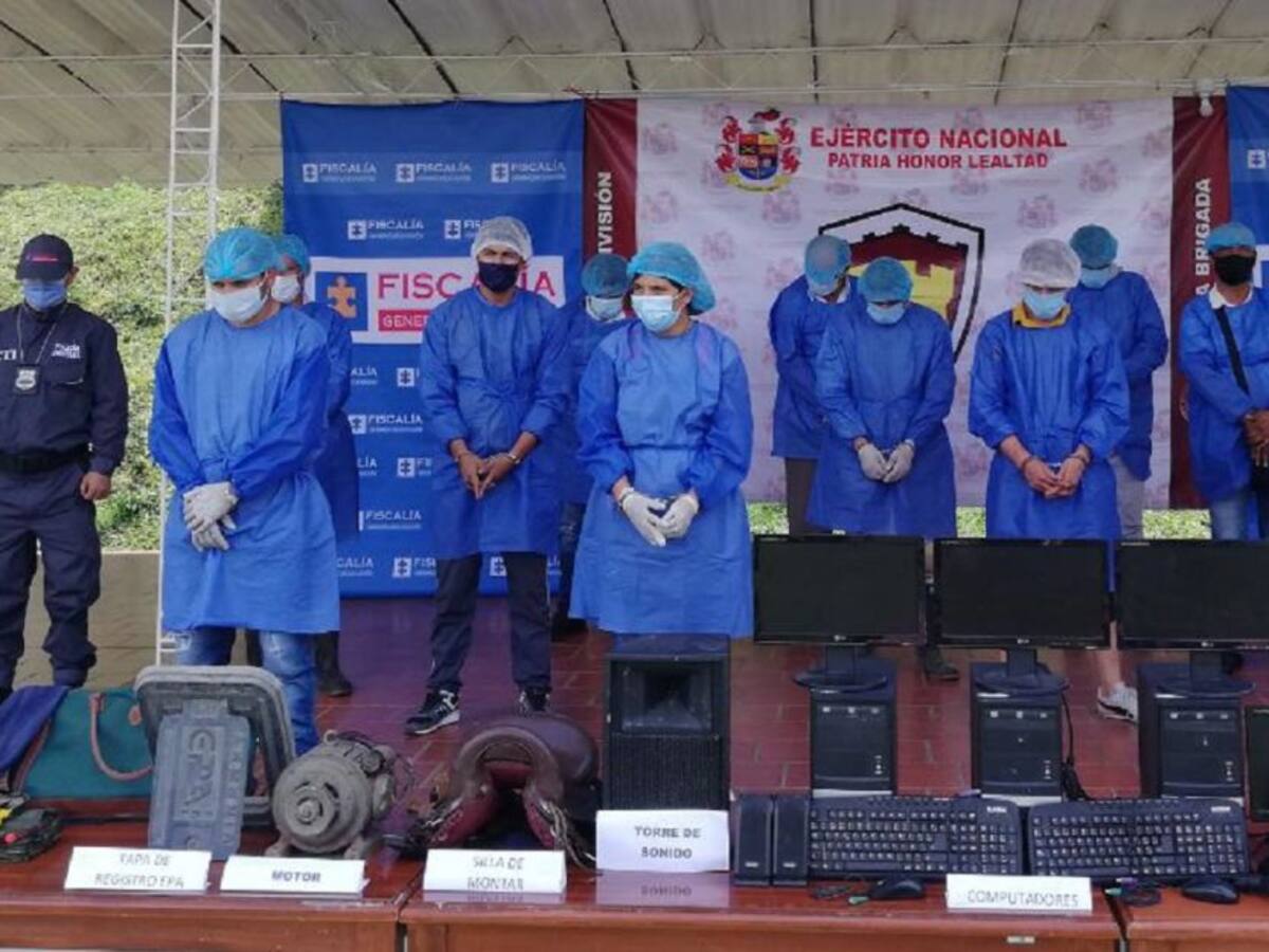 Cárcel para 8 integrantes banda "JJ" sindicados de hurtos a fincas, Quindío