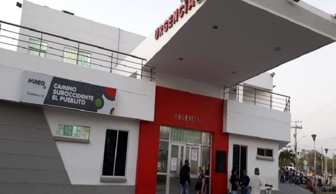 Camino El Pueblito donde es atendida el paciente.