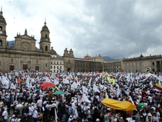 Hoy hay marcha en silencio a favor de campesinos en Bogotá