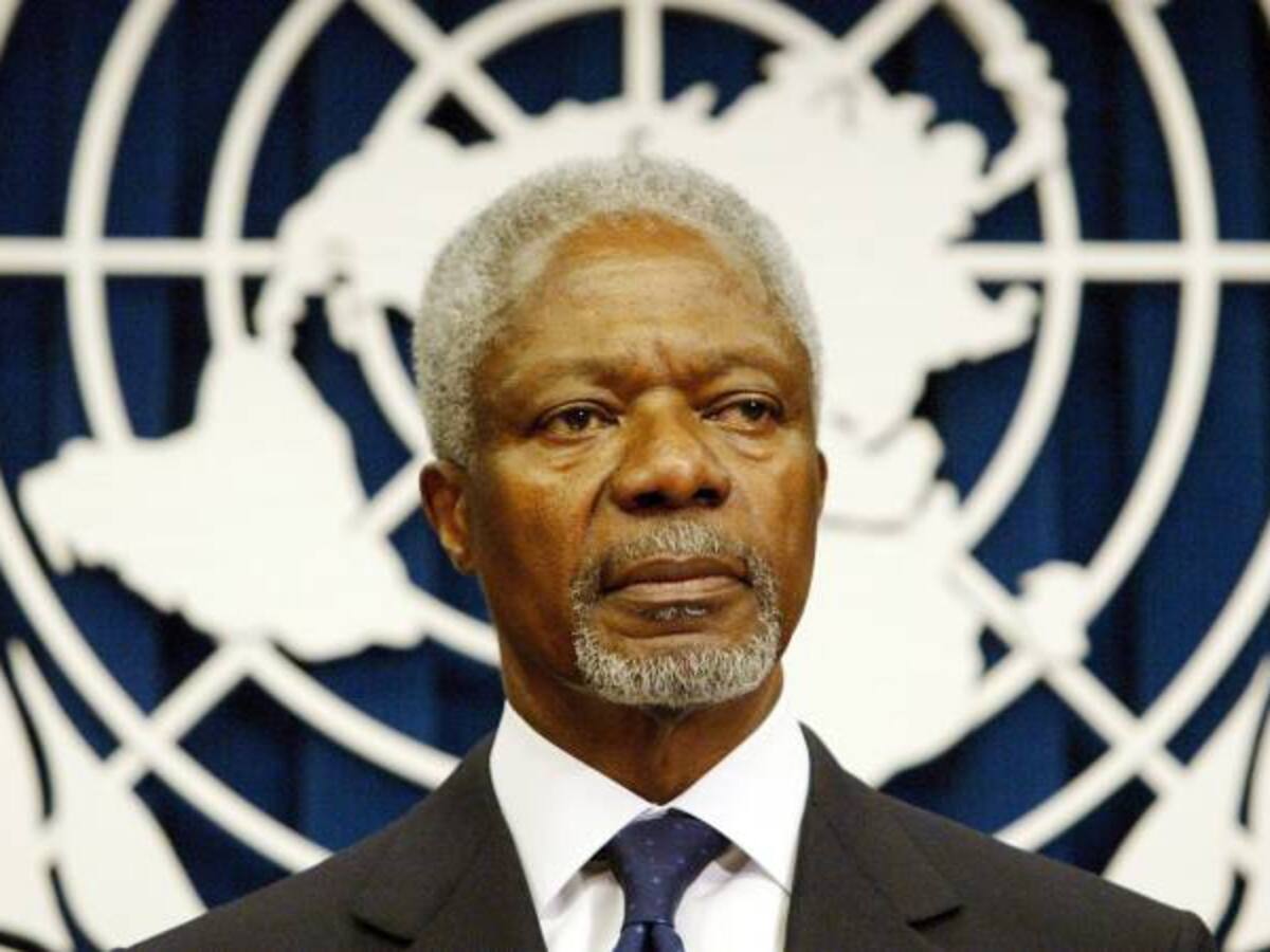 Falleció Kofi Annan, exsecretario general de la ONU