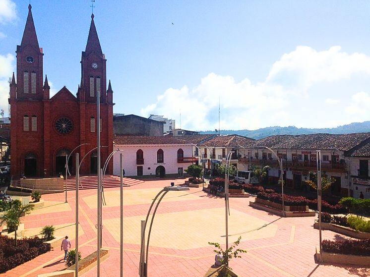 Parque Robledo en Anserma, Caldas.