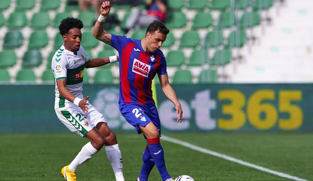 Johan Mojica, jugador del Elche. 