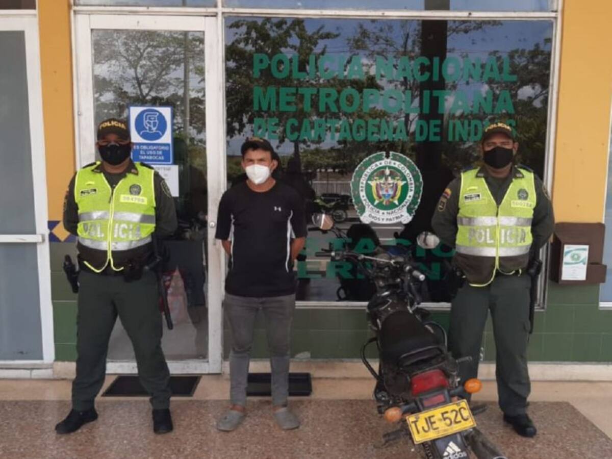 Este año 30 detenidos por hurto a motocicletas en Cartagena