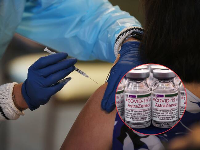 Persona recibiendo la vacuna del COVID-19 / Vacuna AstraZeneca (Getty Images)