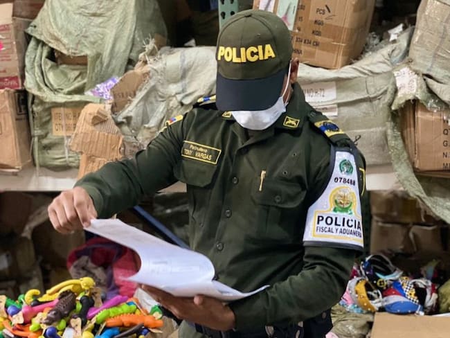 Incautación de mercancía de contrabando