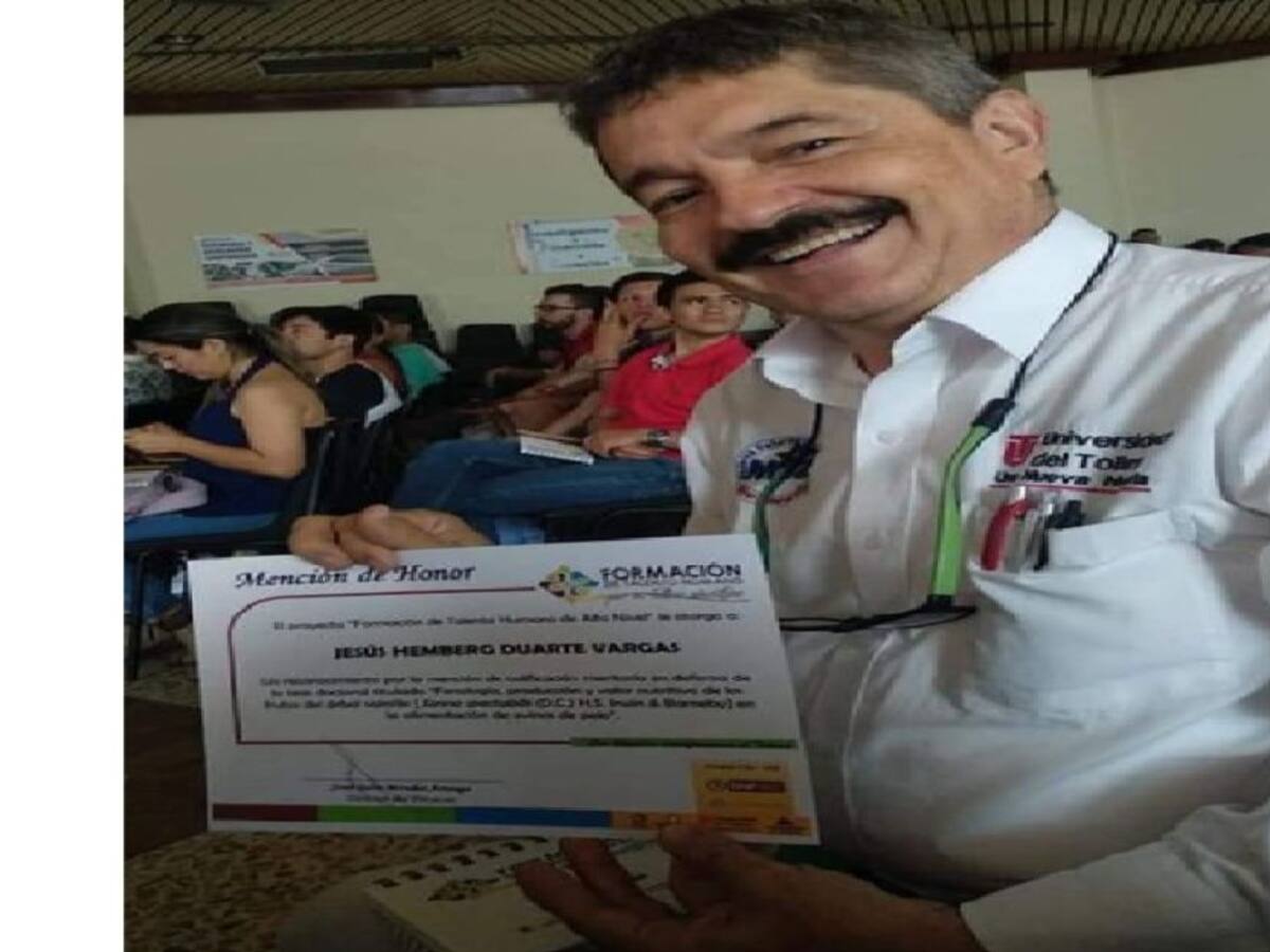 Muere profesor de la Universidad del Tolima