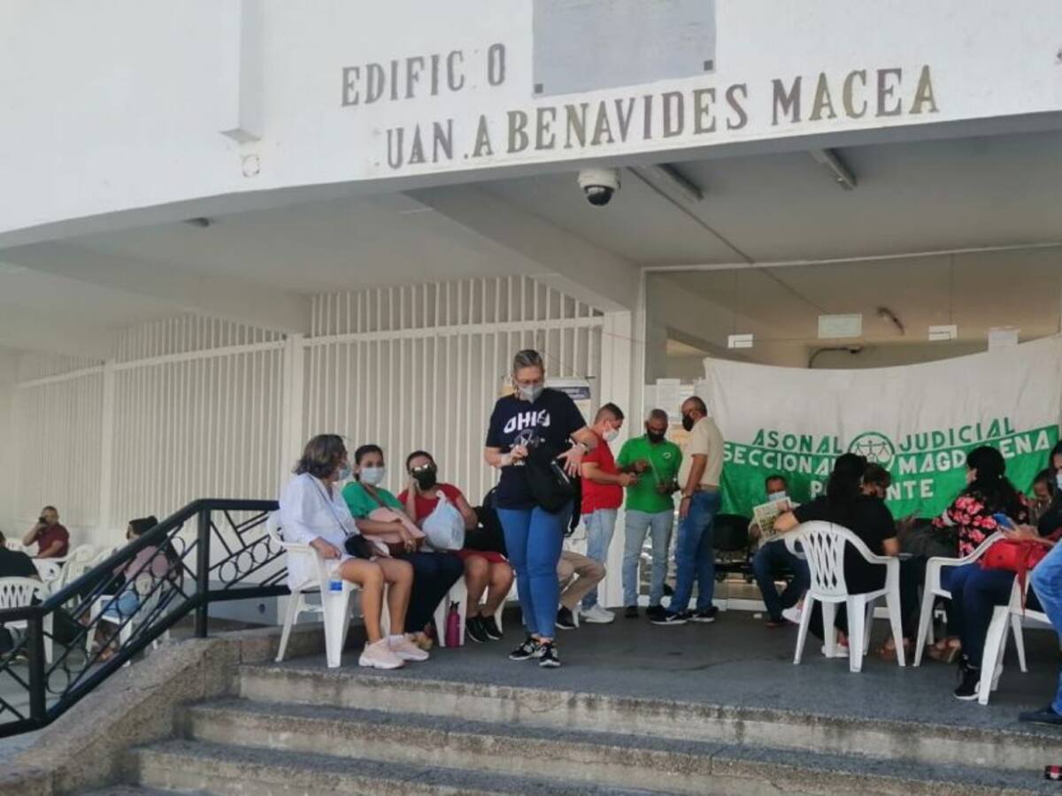 Empleados de la Rama Judicial se encuentran en paro