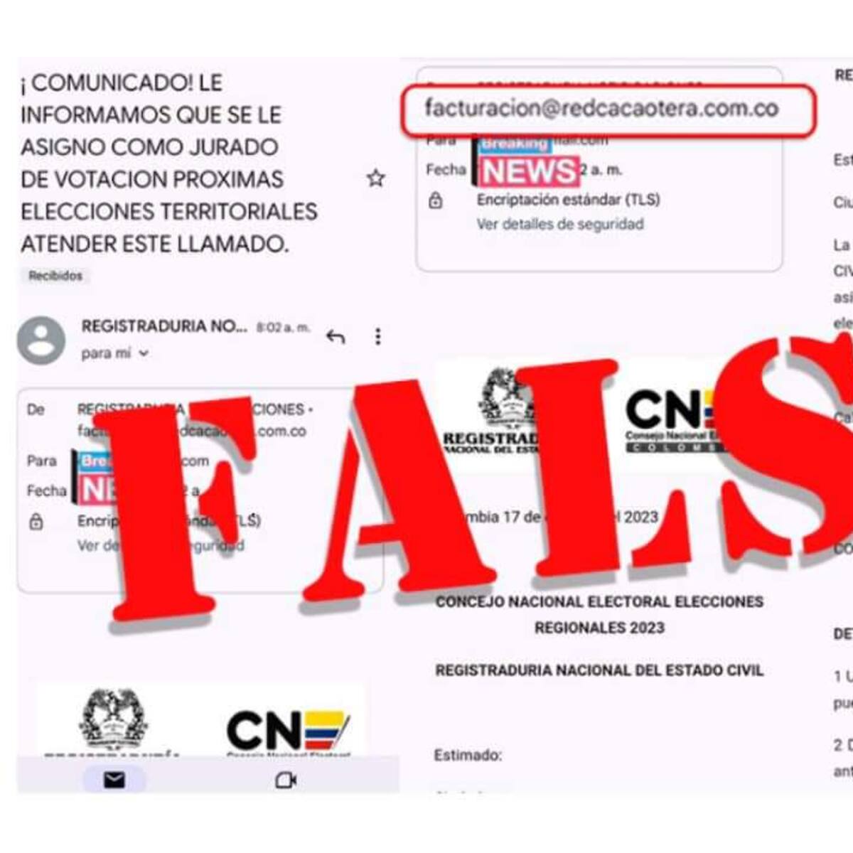 ¡No caiga! Advierten sobre noticias falsas de supuestas sanciones a jurados en Santander