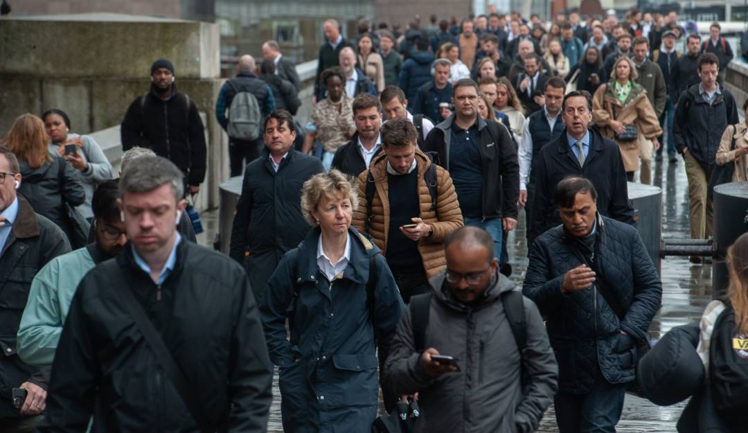 Fuerza laboral en el Reino Unido. Foto: Getty