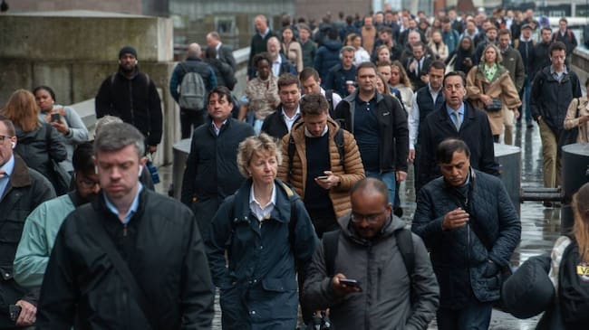 Fuerza laboral en el Reino Unido. Foto: Getty