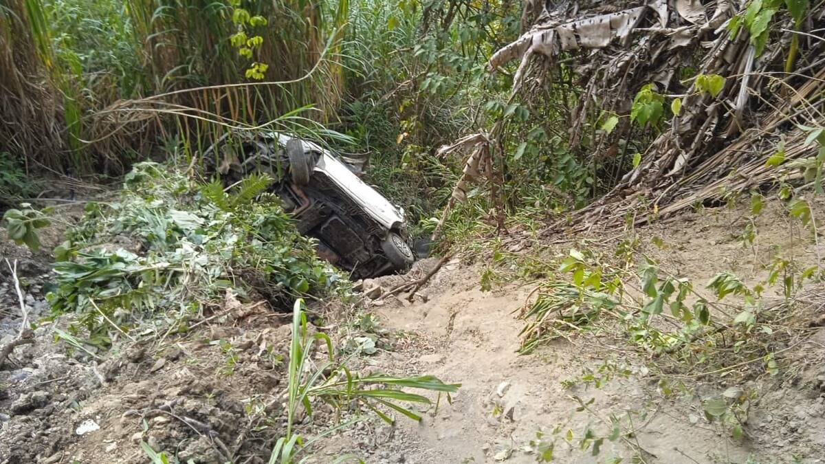 Una camioneta rodó por un abismo de unos 300 metros y cuatro personas murieron