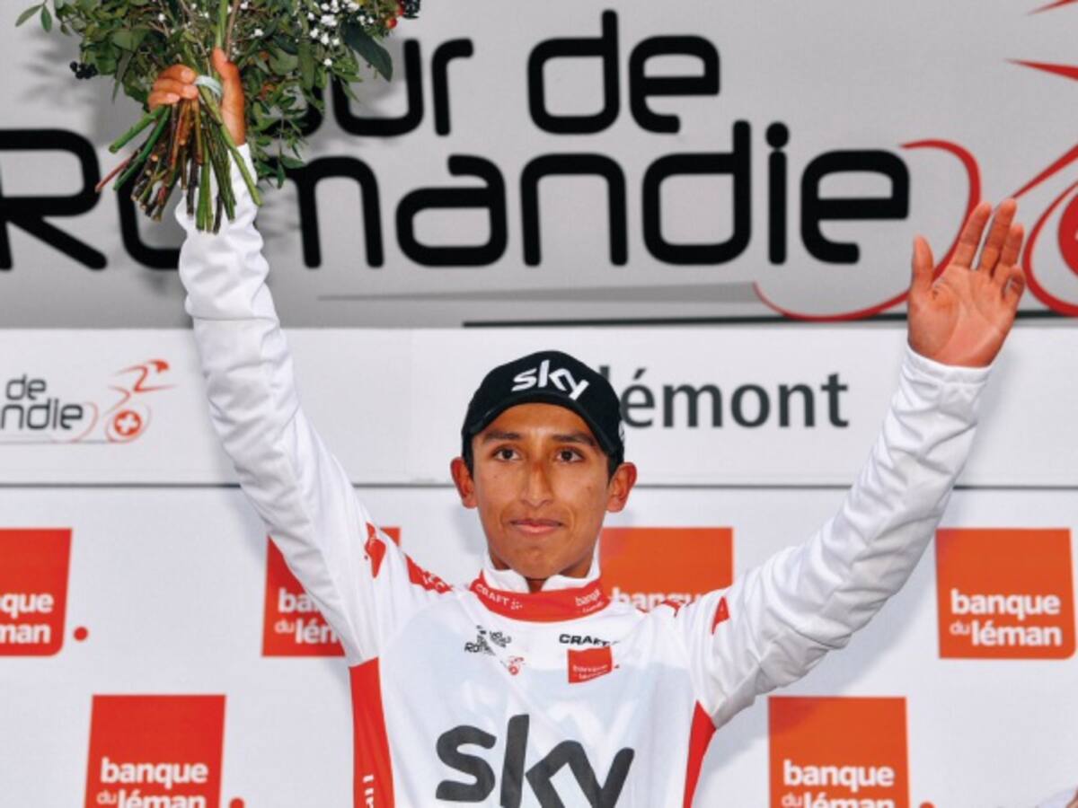 ¡Egan Bernal, subcampeón del Tour de Romandía!