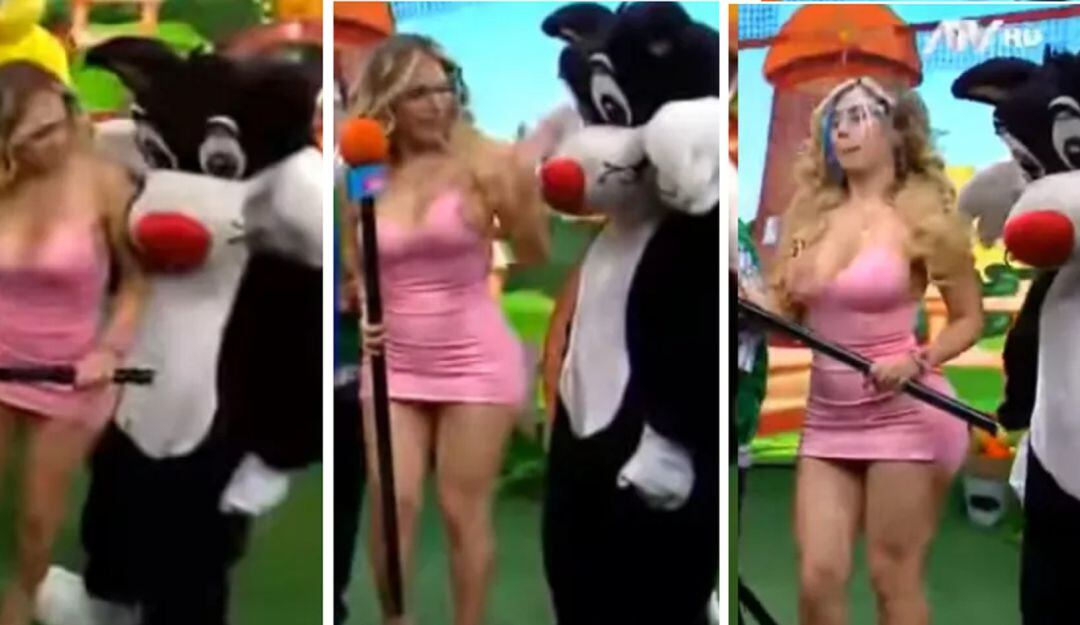 Mujer con vestido cortó habría sido acosada en directo en programa de TV