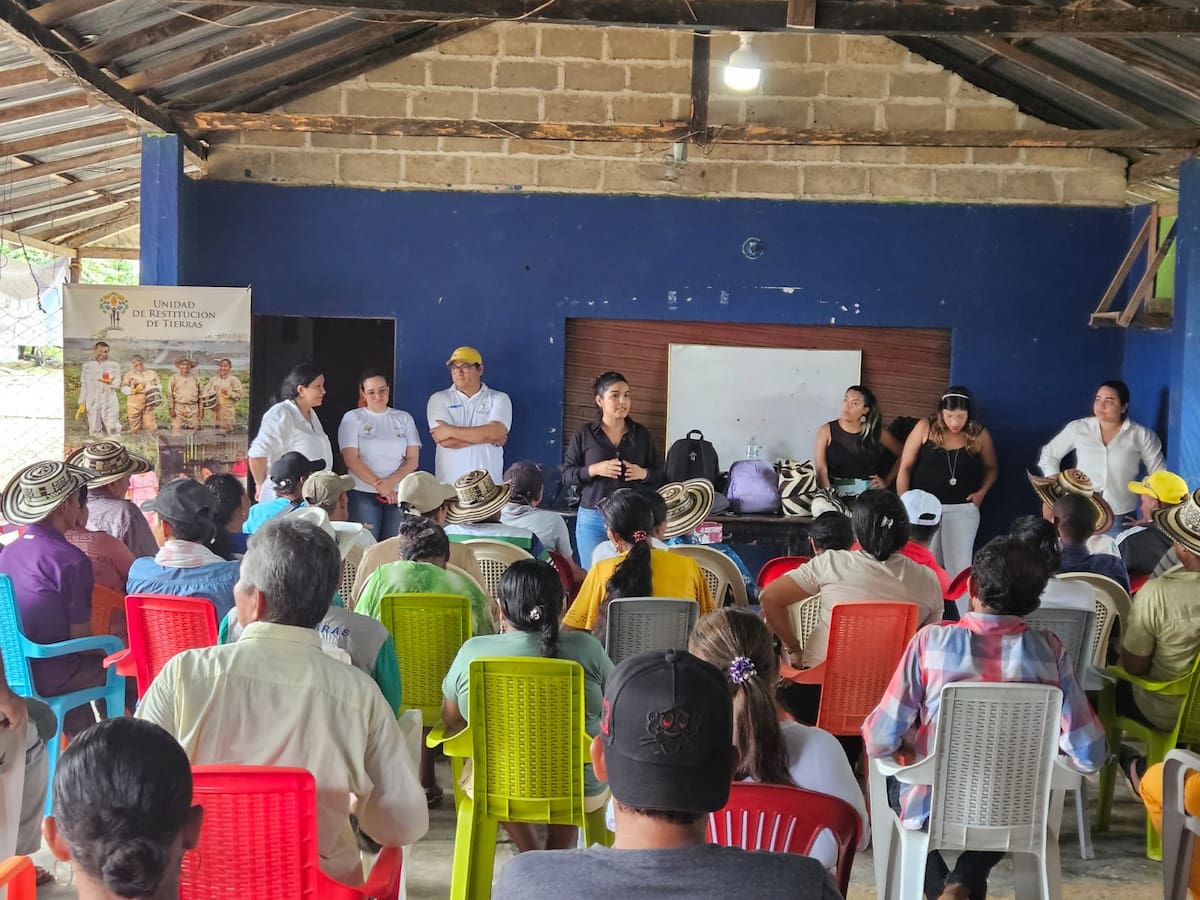 Así avanza el proceso de restitución de tierras en Córdoba y el Bajo Cauca antioqueño