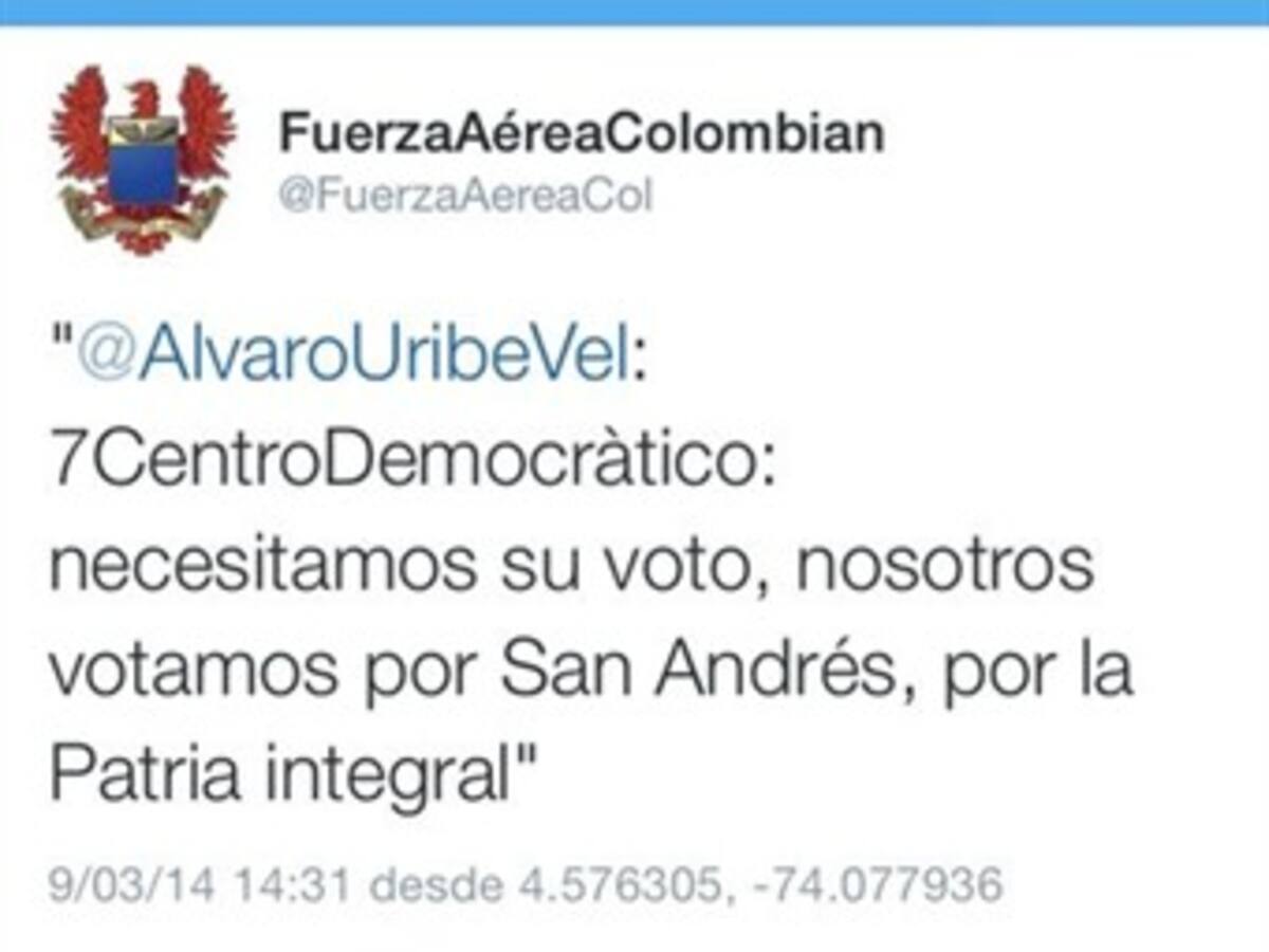 Trino a favor de Uribe fue un error de un funcionario civil: FAC