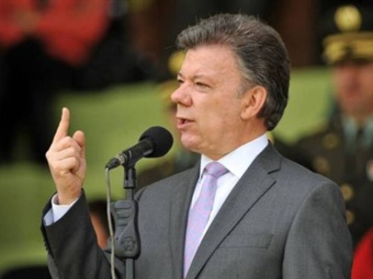 Santos habló de paz y su acuerdo con las Farc sobre drogas