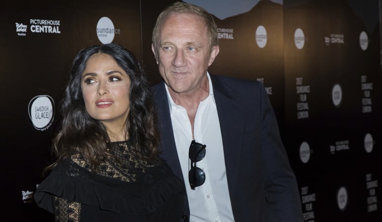 Salma Hayek y su esposo, François-Henri Pinault.