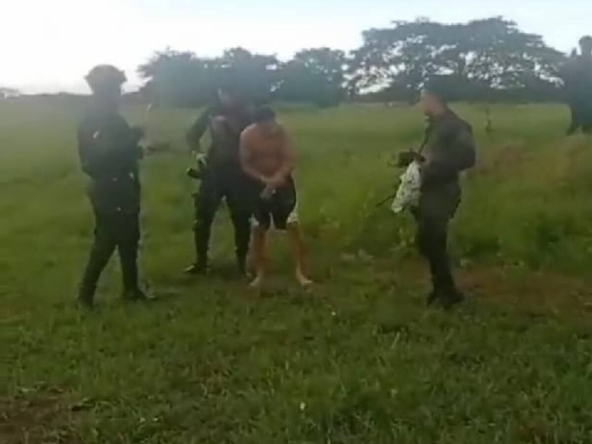 Cayó alias Mojarro, presunto integrante de las AGC en Ciénaga de Oro