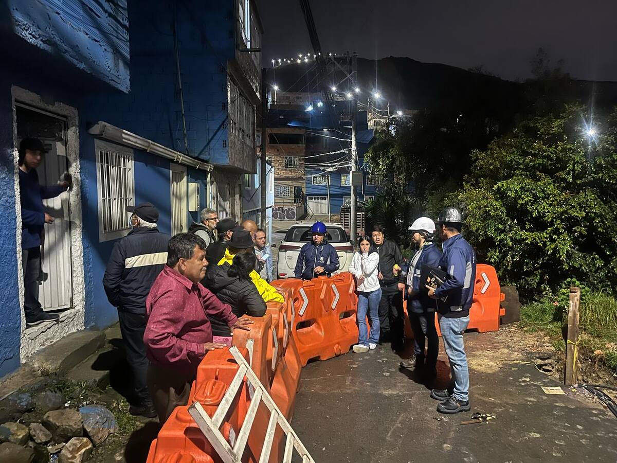 IDIGER reitera llamado a evacuación en el barrio El Triunfo por riesgo de deslizamientos