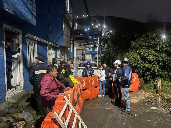 IDIGER reitera llamado a evacuación en el barrio El Triunfo por riesgo de deslizamientos