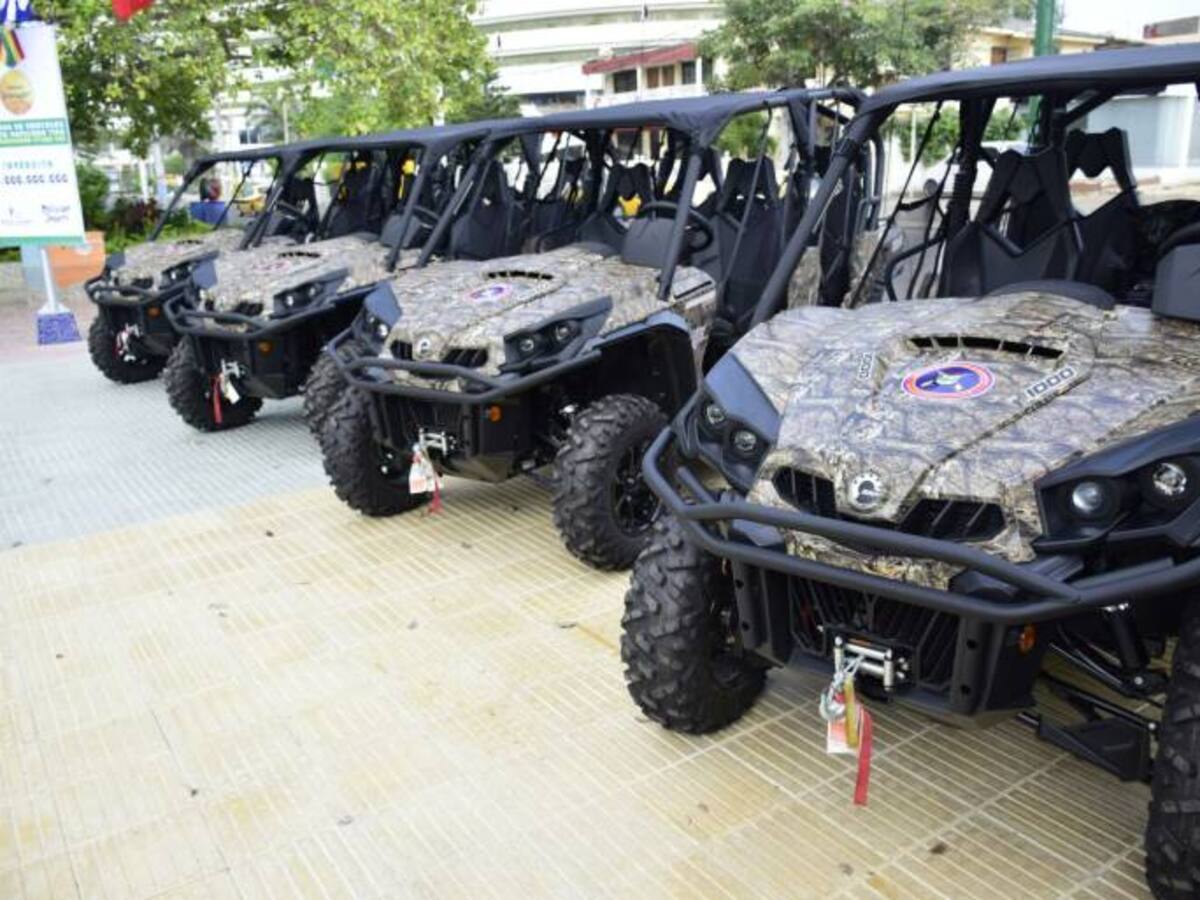 Refuerzan seguridad de Bolívar con 10 vehículos “Commander” para patrullaje territorial