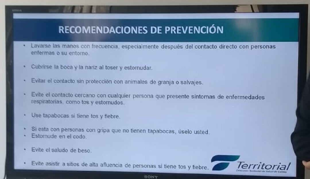 Recomendaciones para evitar el contagio