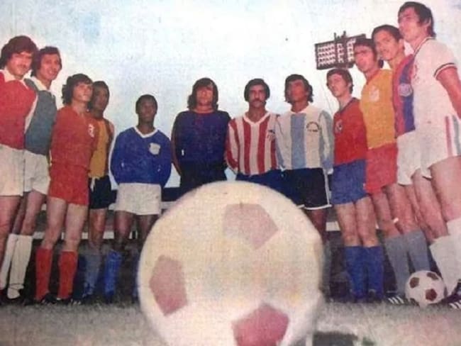 Los capitanes del fútbol colombiano de 1975