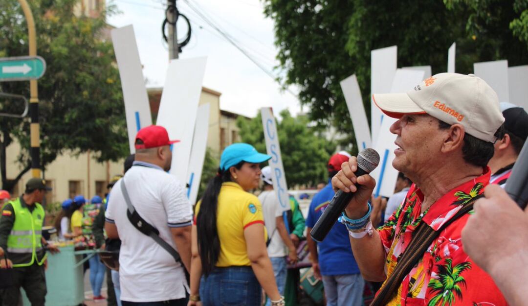 Enrique Rafael Pertuz Ariza director de la Corporación por la vida, la paz y la defensa de los Derechos Humanos