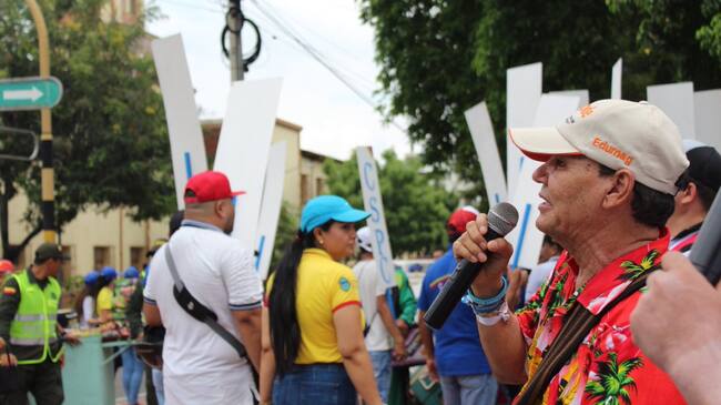Enrique Rafael Pertuz Ariza director de la Corporación por la vida, la paz y la defensa de los Derechos Humanos