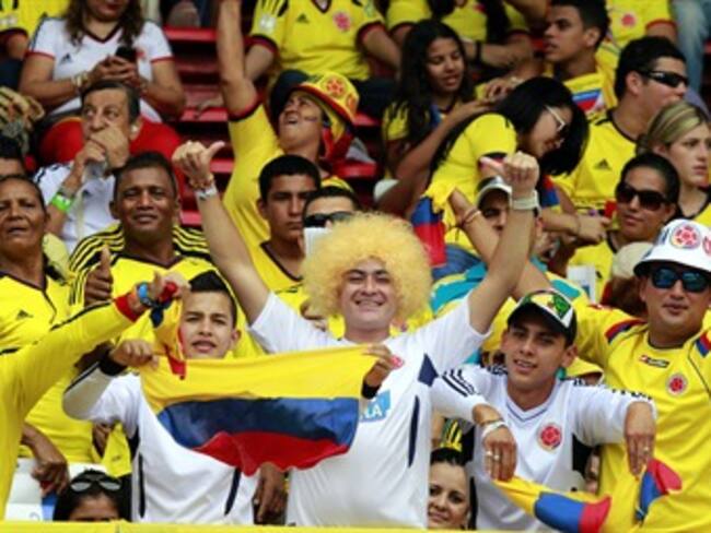 Los hinchas celebran el regreso de la Selección Colombia al Mundial