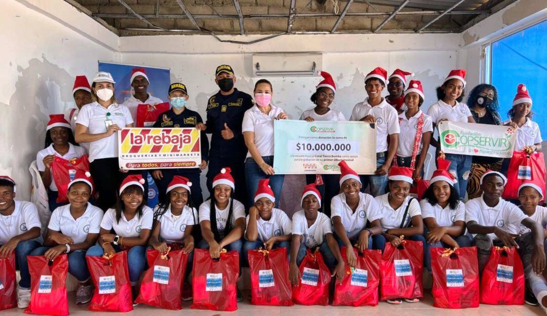 También recibieron una donación de 10 millones de pesos para su primera grabación en estudio