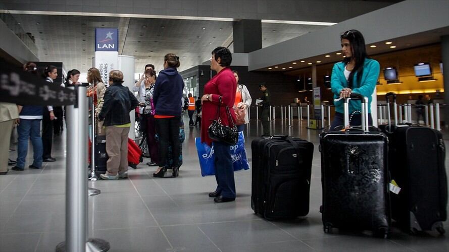 Aeropuerto Eldorado. Foto: Colprensa - Mauricio Alvarado