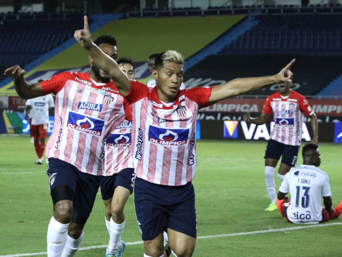 Teófilo Gutiérrez mostró la lesión que lo sacó del partido contra Patriotas