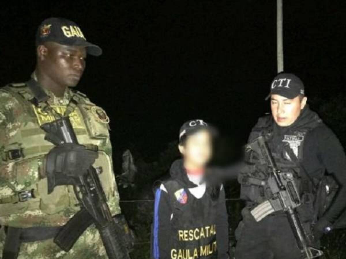 Ejército rescata menor de 10 años secuestrado hace cinco meses en el Cauca