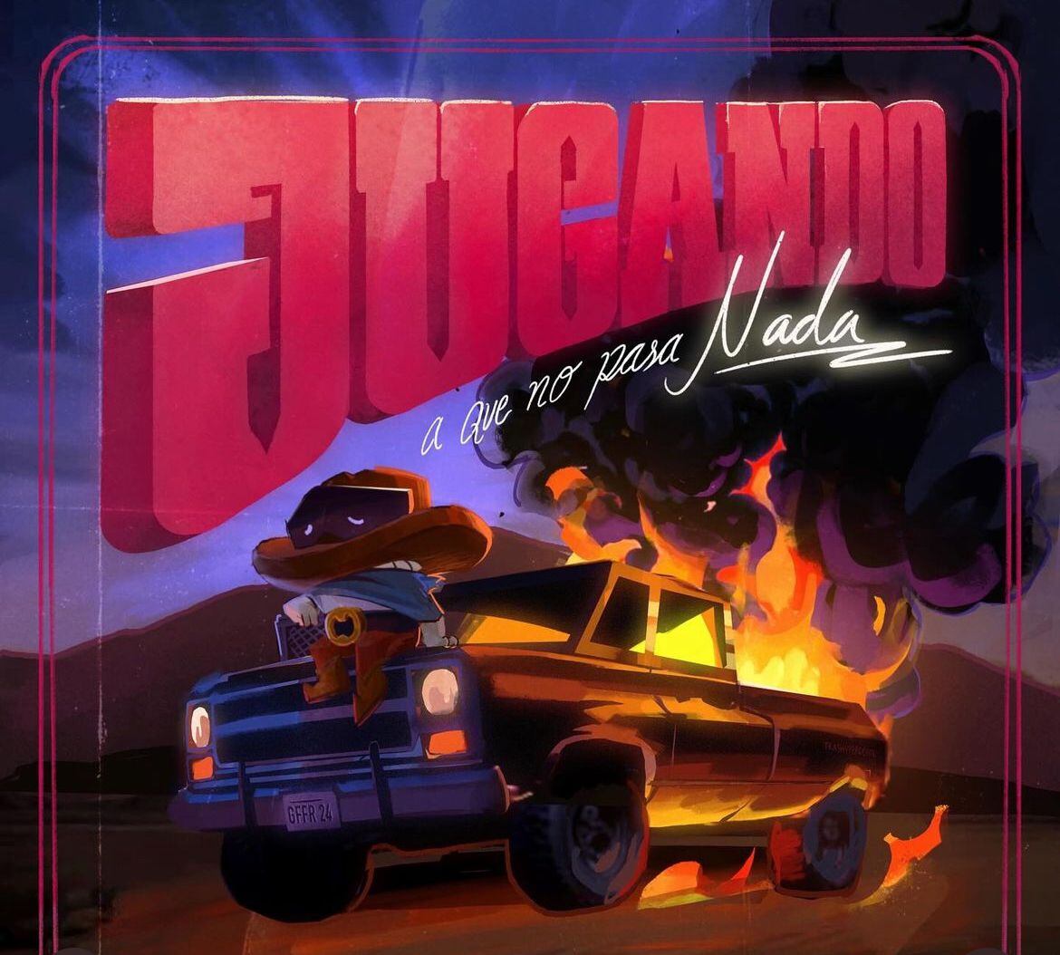 Portada del álbum 'Jugando a que no pasa nada'.