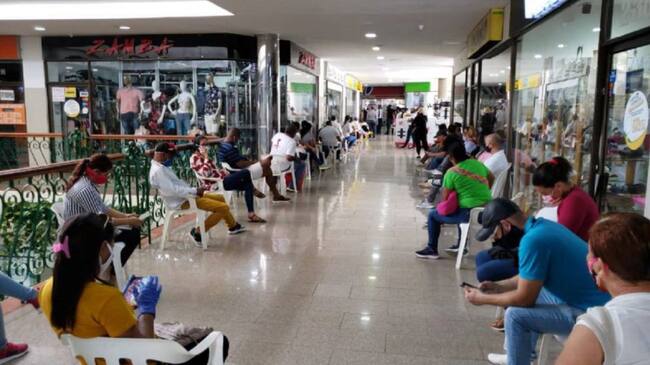 Protocolos en centros comerciales