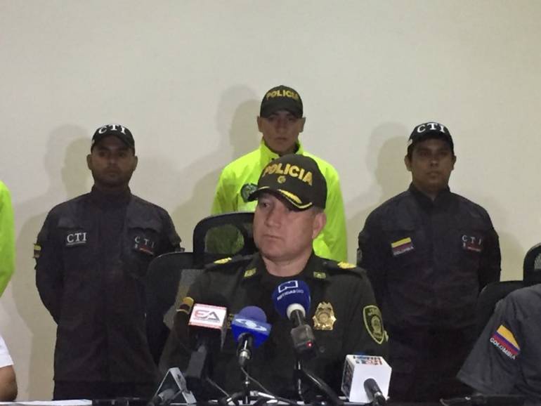 Coronel Mauricio Pérez, subcomandante Policía Metropolitana Barranquilla.