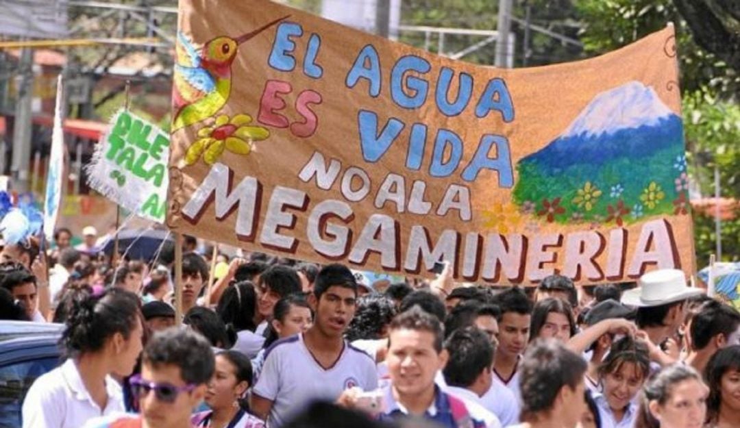 La comunidad de Piedras continua rechazando la presencia de empresas mineras y petroleras.