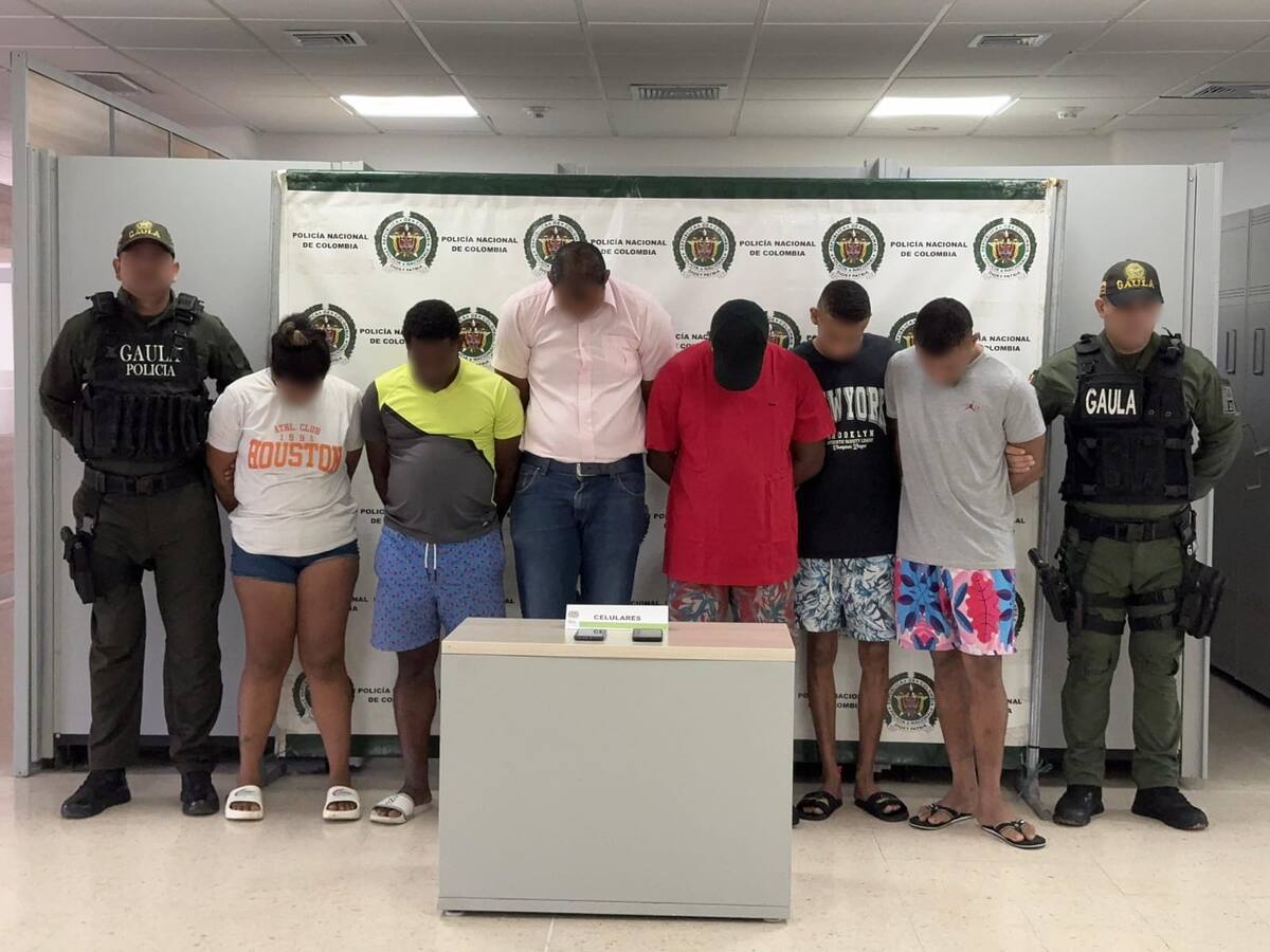 En Cartagena cayó banda de presuntos extorsionistas denominada ‘Oficina de la Costa’